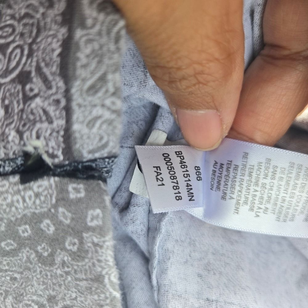BP Gray Patterned Shirt - Picture 5 of 7